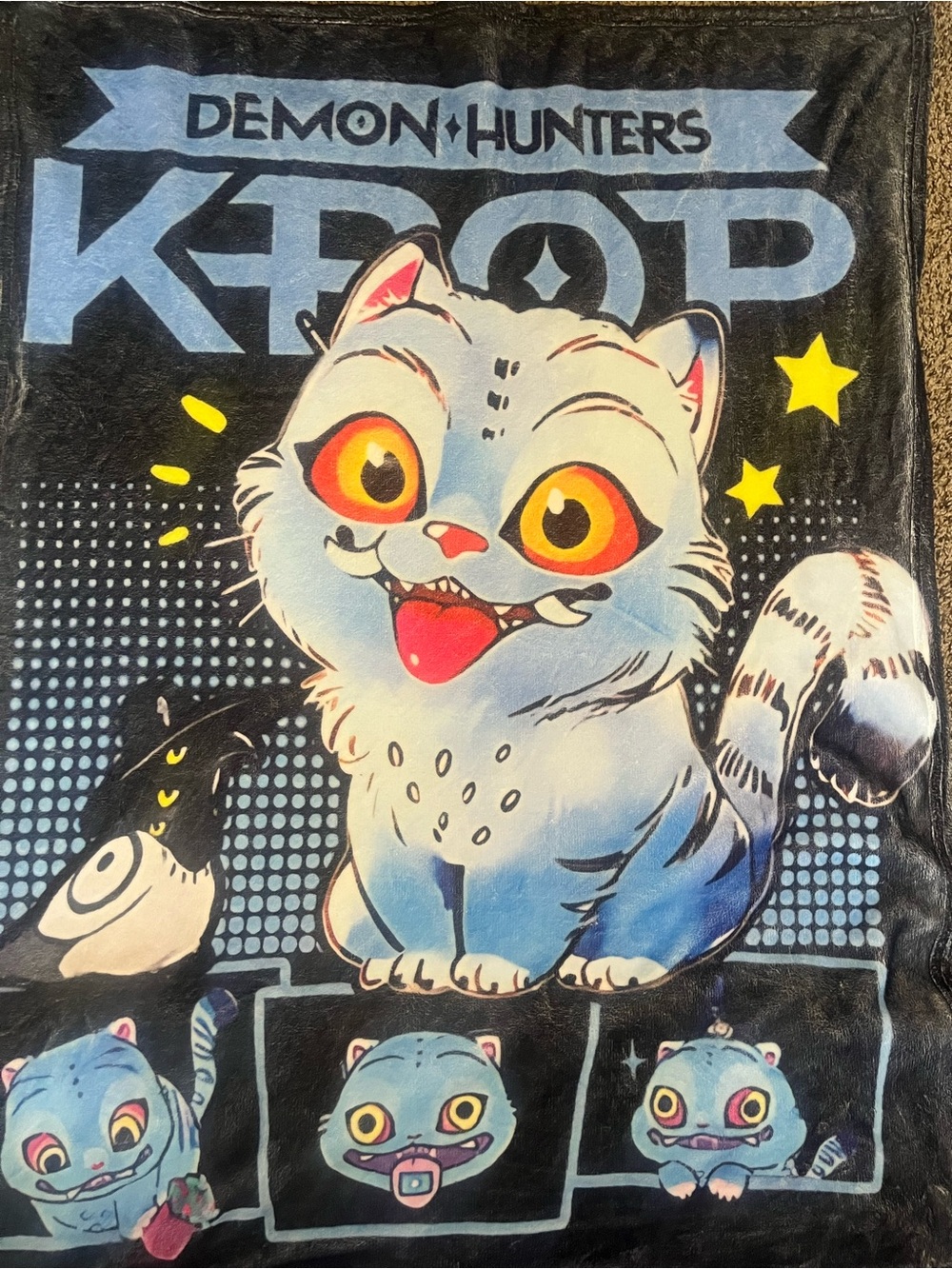 Kids K-pop Demin Hunter Blanket